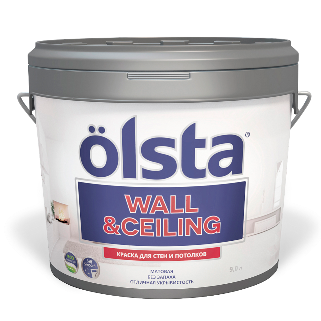 OLSTA WALL&CEILING Краска для стен и потолков